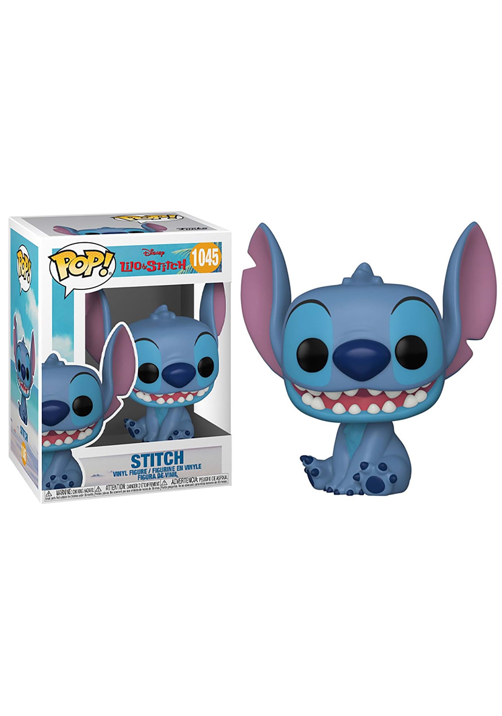 Lilo & Stitch- Smiling Seated Stitch Vinyl Figure