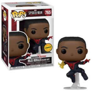Funko Pop! Marvel Spider Man Gamer Miles Morales Unmasked Chase Exclusive