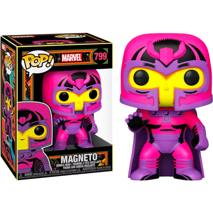 Marvel: Blacklight - Magneto Blacklight Pop! Vinyl Figure