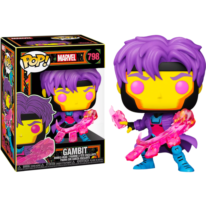 Marvel: Blacklight - Gambit Blacklight Pop! Vinyl Figure