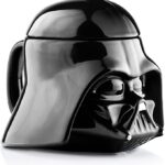 Star Wars Mug - Darth Vader Helmet 3D Ceramic Figural Coffee Mug with Removable Lid - 20 oz
