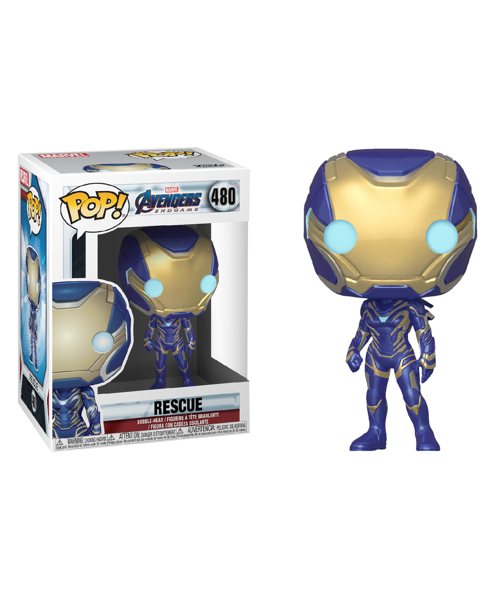 Funko Pop! Marvel Avengers Endgame Rescue Bobble Head Figure - 9 cm