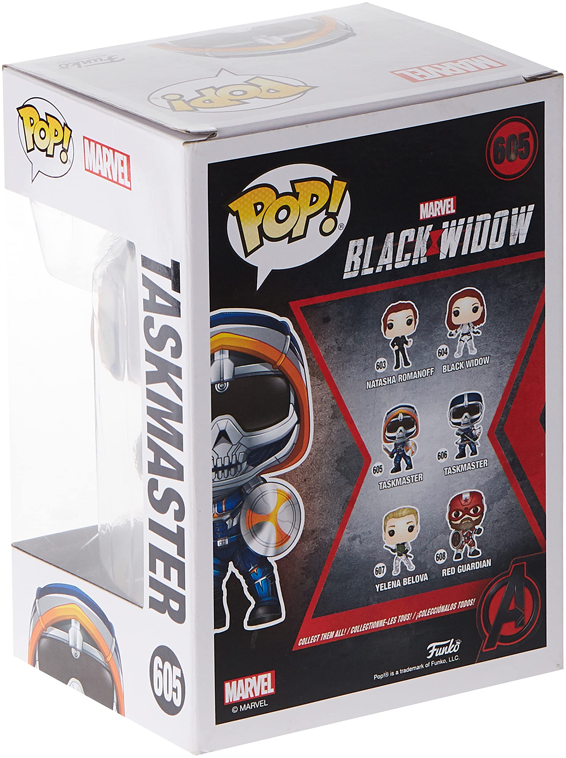 POP! Marvel: Black Widow – Taskmaster with/ Shield Bobblehead