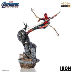 IRON SPIDER VS OUTRIDER BDS ART SCALE 1/10 - ENDGAME BY IRON STUDIOS