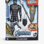 Marvel Avengers Titan Hero Series Blast Gear Deluxe Black Panther Action Figure Toy Black - 12 Inches