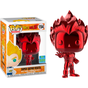 Dragon Ball Z - Super Saiyan Vegeta Red Chrome Pop! Vinyl Figure (2019 Summer Convention Exclusive)