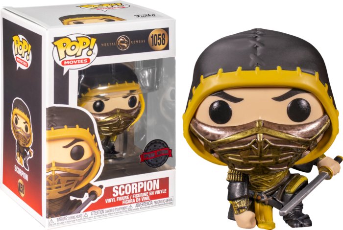 Mortal Kombat (2021) - Scorpion Crouching Pop! Vinyl Figure