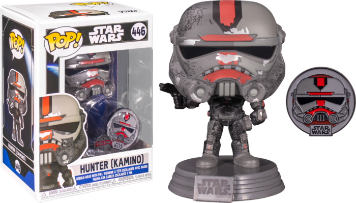 Star Wars: Across The Galaxy - Hunter Kamino Bad Batch Pop! Vinyl Figure with Enamel Pin Star Wars: Across The Galaxy - Hunter Kamino Bad Batch Pop! Vinyl Figure with Enamel Pin