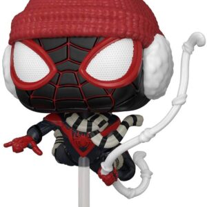POP Games: Marvel's Spider-Man Miles Morales Winter Suit Bobblehead Figure