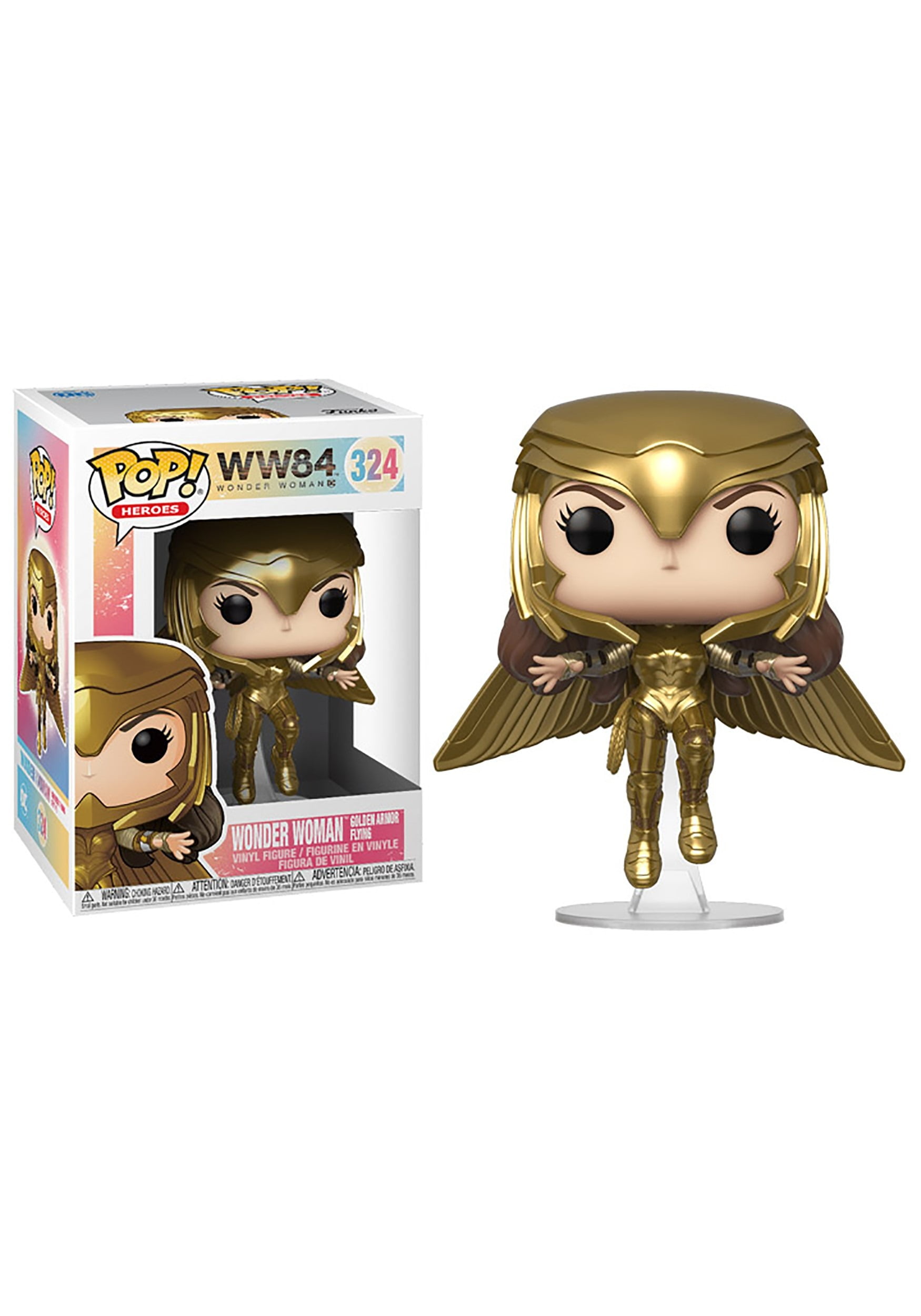 Pop! Heroes: Wonder Woman 1984- Wonder Woman Golden Armor Figure