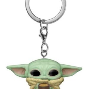 Funko POP! Keychain: Star Wars - The Mandalorian- Child with Cup