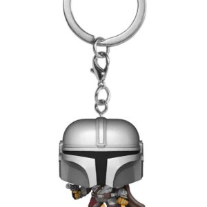 Funko POP! Keychain: Star Wars - The Mandalorian- Mando with Blaster