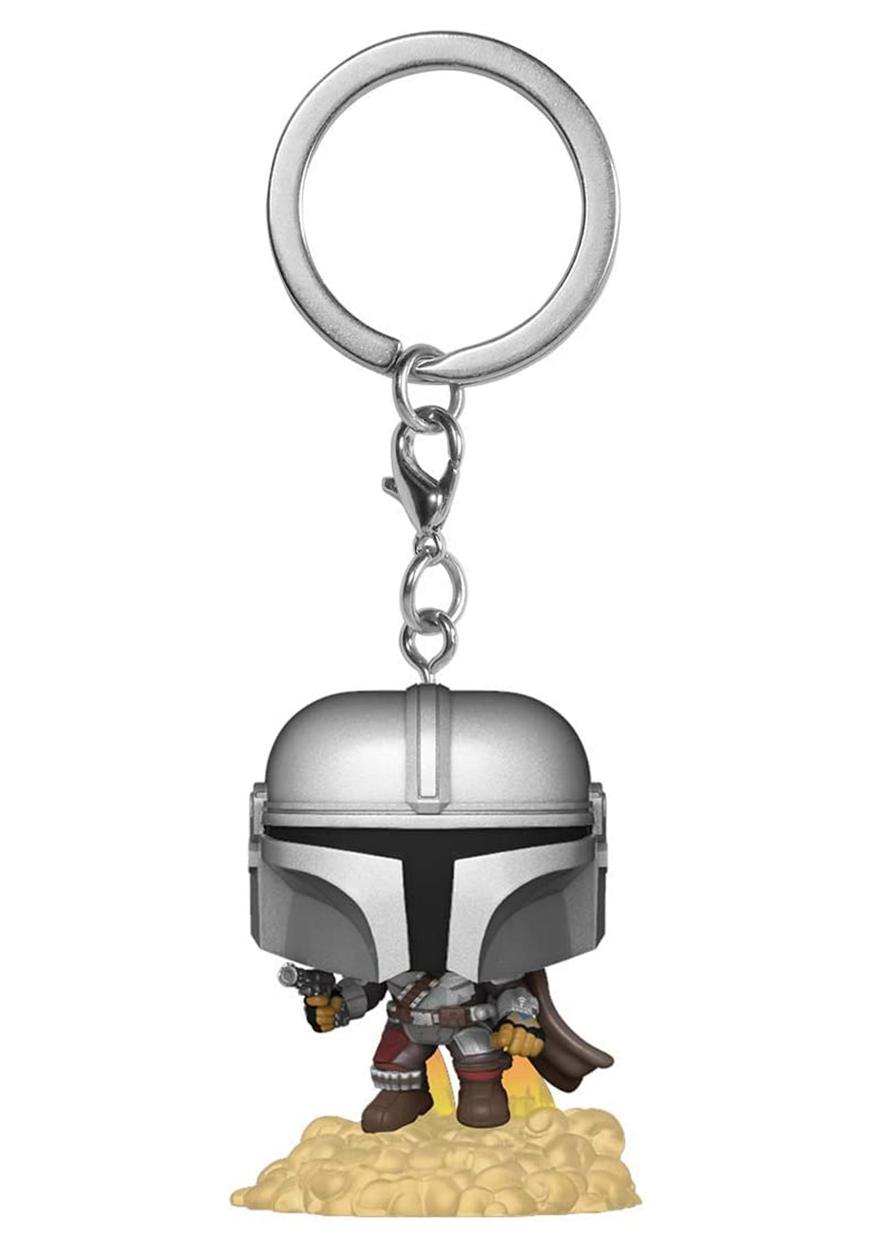 Funko POP! Keychain: Star Wars - The Mandalorian- Mando with Blaster