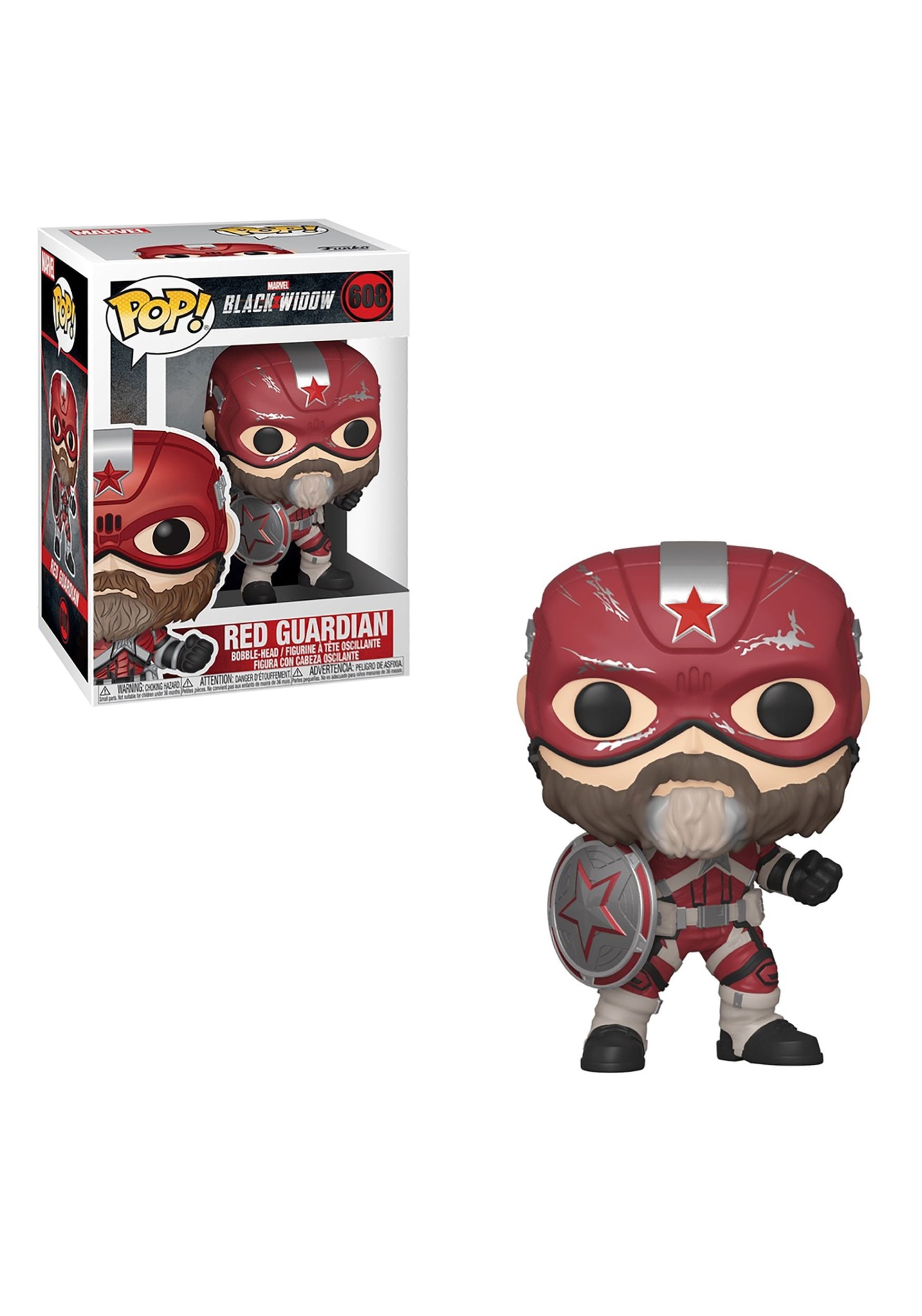 Pop! Marvel: Red Guardian- Black Widow