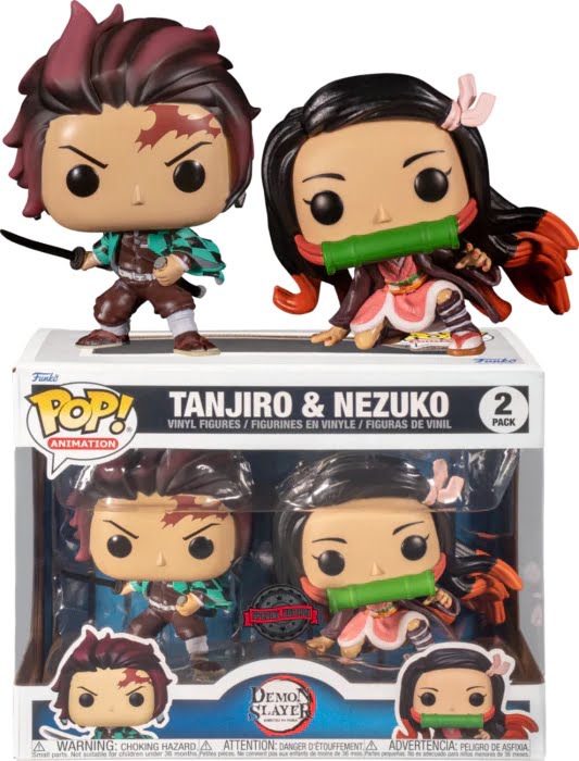 Demon Slayer - Tanjiro & Nezuko Pop! Vinyl Figure 2-Pack