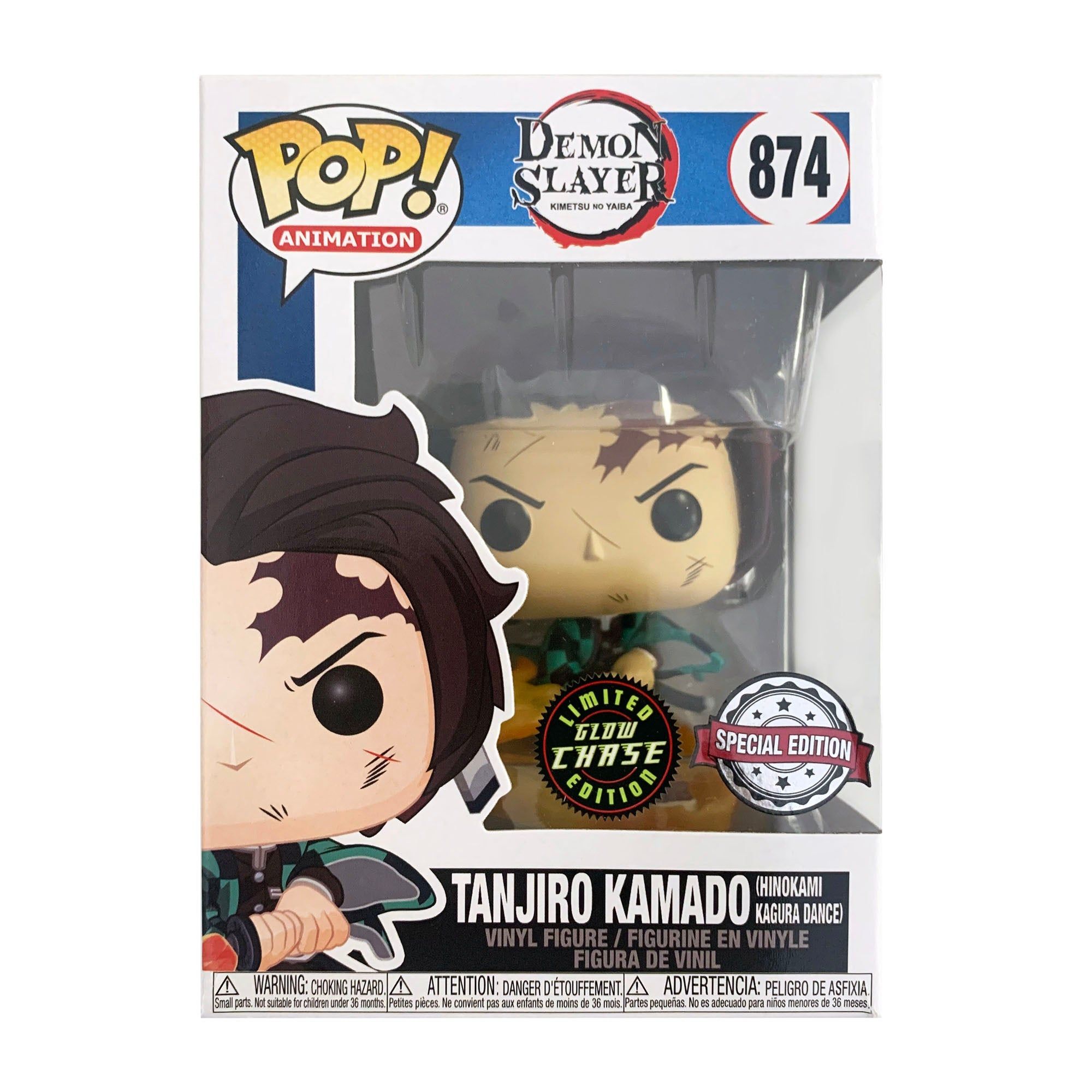 Demon Slayer - Tanjiro with Flaming Blade Pop! Vinyl Figure