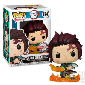 Demon Slayer - Tanjiro with Flaming Blade Pop! Vinyl Figure