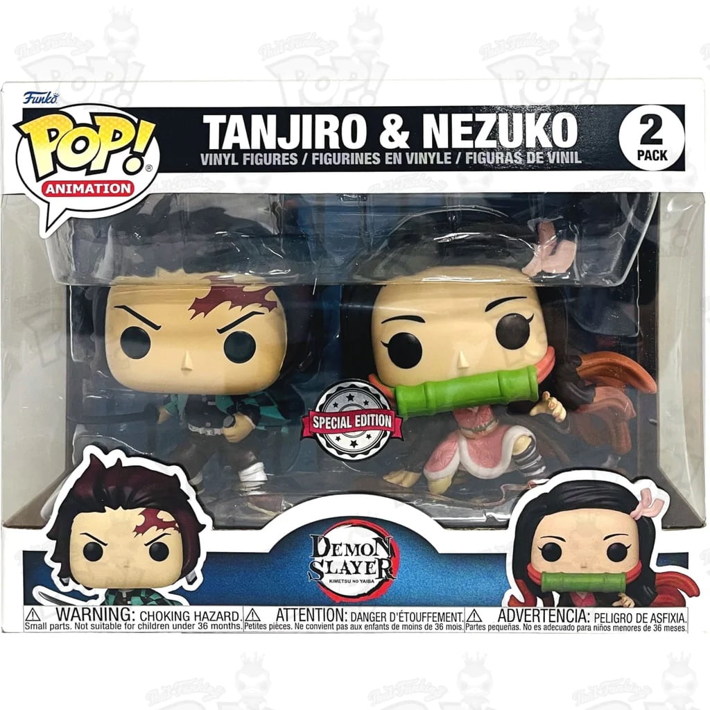 Demon Slayer - Tanjiro & Nezuko Pop! Vinyl Figure 2-Pack