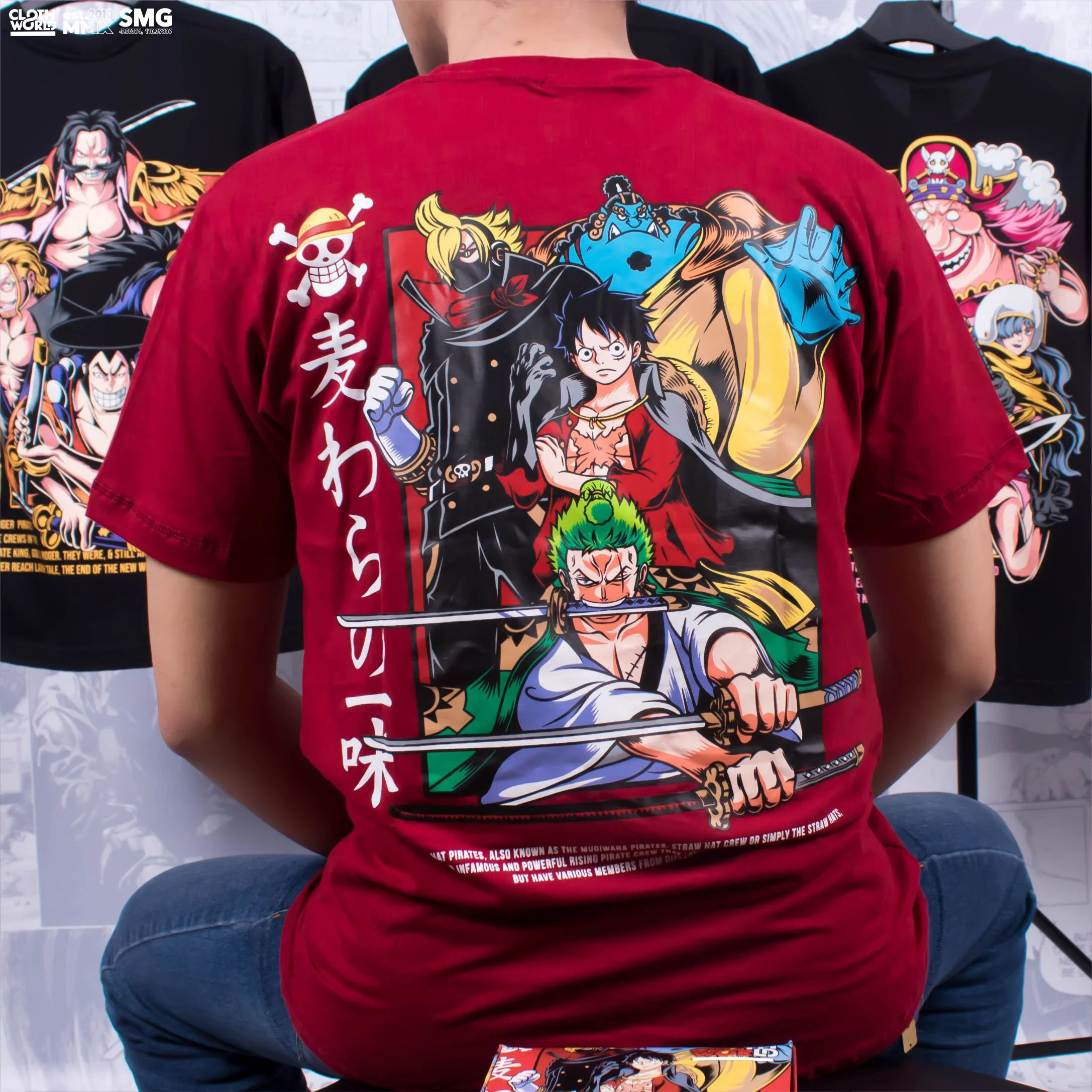 One Piece (Strawhat Pirates Top Fighters) T-SHIRT
