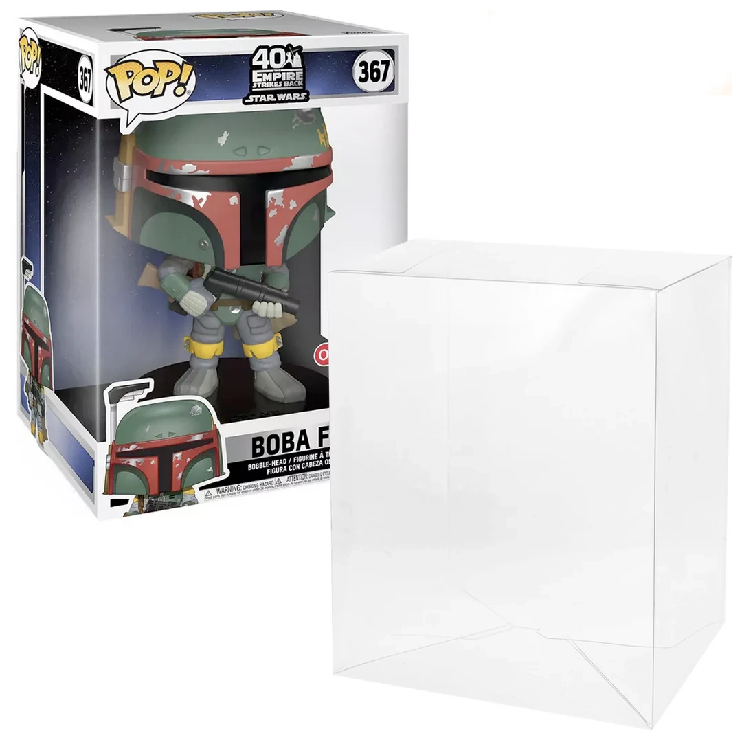 10 INCH STANDARD POP PROTECTORS FOR JUMBO FUNKO (50MM THICK) 12.875H X 8.75W X 8.25D