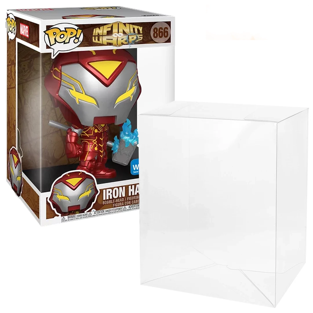 10 INCH STANDARD POP PROTECTORS FOR JUMBO FUNKO (50MM THICK) 12.875H X 8.75W X 8.25D
