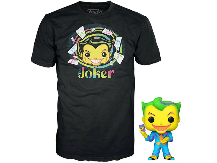 Pop! and Tee: Batman: The Animated Series - The Joker (Blacklight)