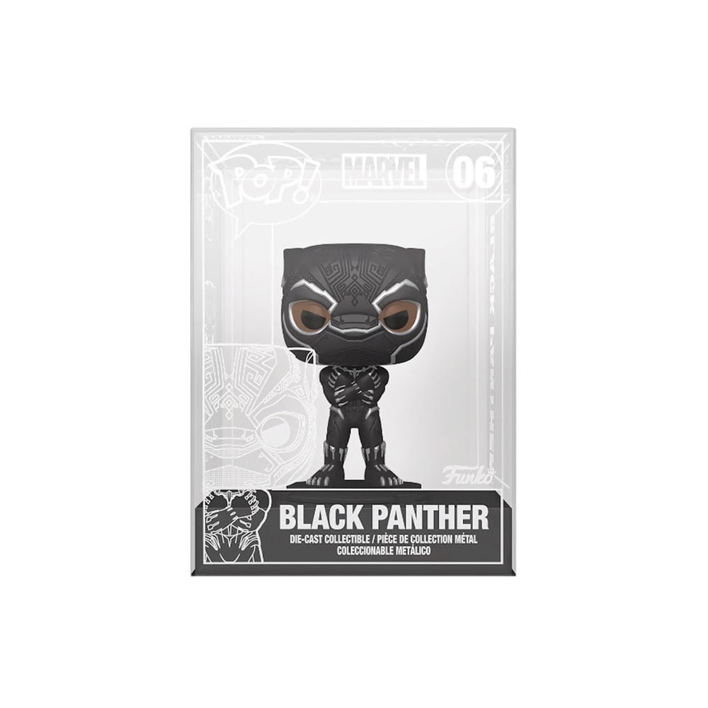 Funko Pop! Marvel Die Cast Black Panther Funko Shop Exclusive (Common Only)