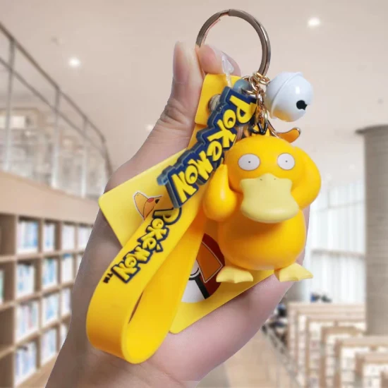 pokemon 3D PVC keychain Psyduck pokemon 3D PVC keychain Psyduck