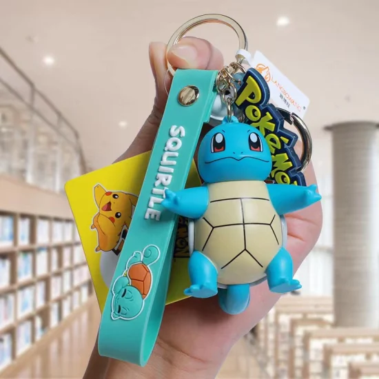 pokemon 3D PVC keychain Squirtle pokemon 3D PVC keychain Squirtle