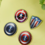 Half Moon Bay Set Of 4 Marvel Captain America Pin Badges