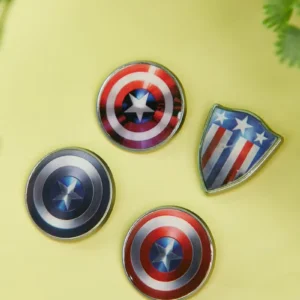 Half Moon Bay Set Of 4 Marvel Captain America Pin Badges