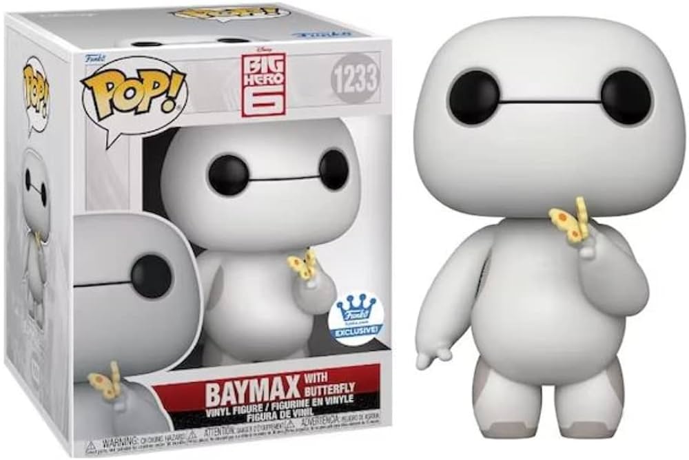 Funko 66312 Pop! Disney: Big Hero 6 - Baymax with Butterfly (6-inch Funko shop Exclusive) Funko 66312 Pop! Disney: Big Hero 6 - Baymax with Butterfly (6-inch Funko shop Exclusive)