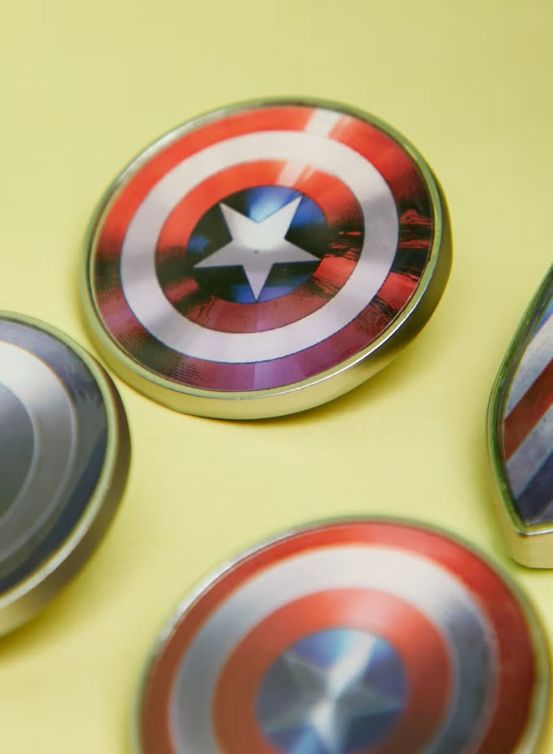 Half Moon Bay Set Of 4 Marvel Captain America Pin Badges
