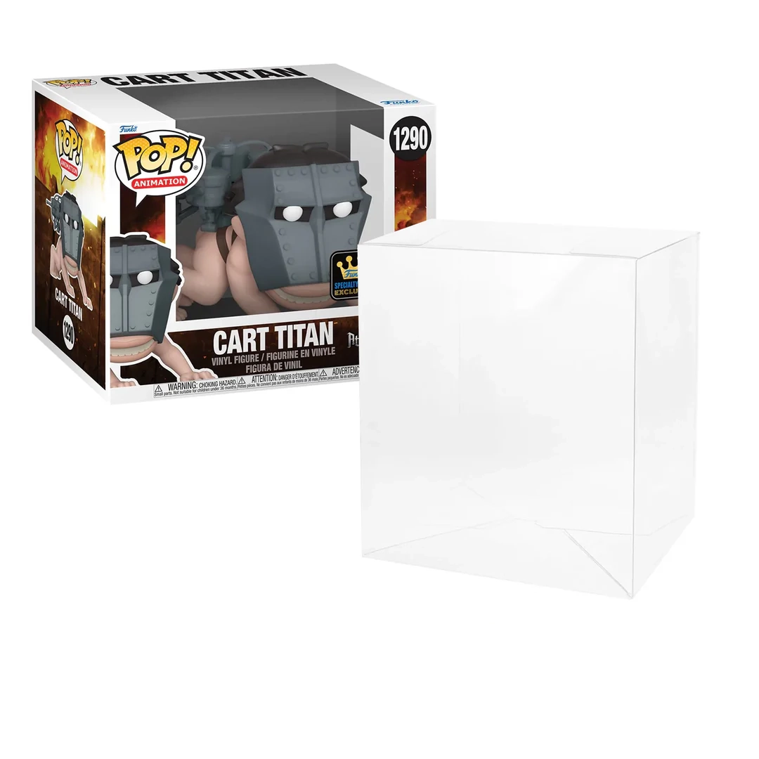 6 INCH STANDARD POP PROTECTORS FOR FUNKO (50MM THICK) 8H X 6.5W X 5.5D