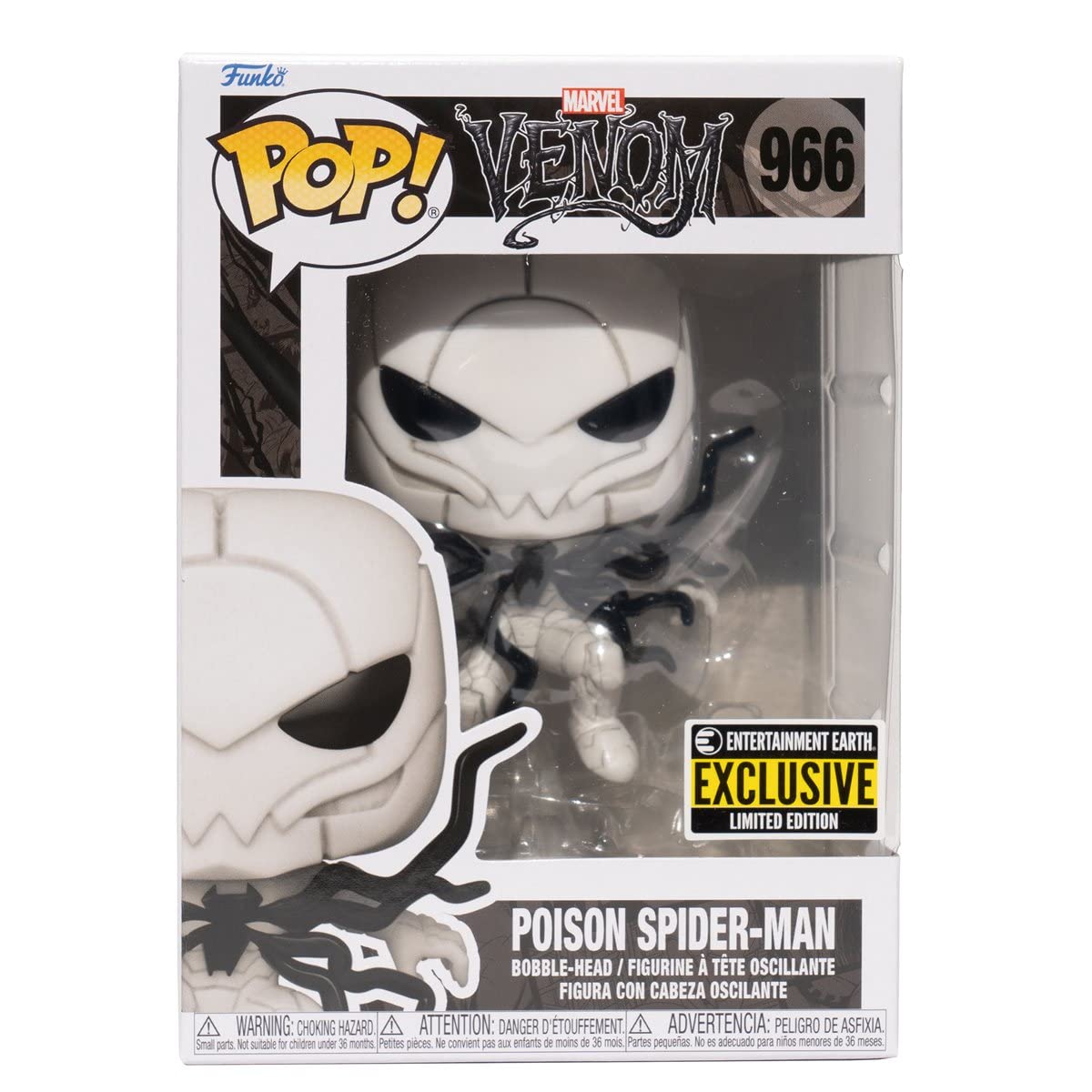 Venom Poison Spider-Man Pop! Vinyl Figure Entertainment Earth Exclusive