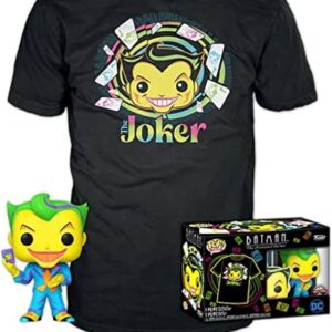 Pop! and Tee: Batman: The Animated Series - The Joker (Blacklight)