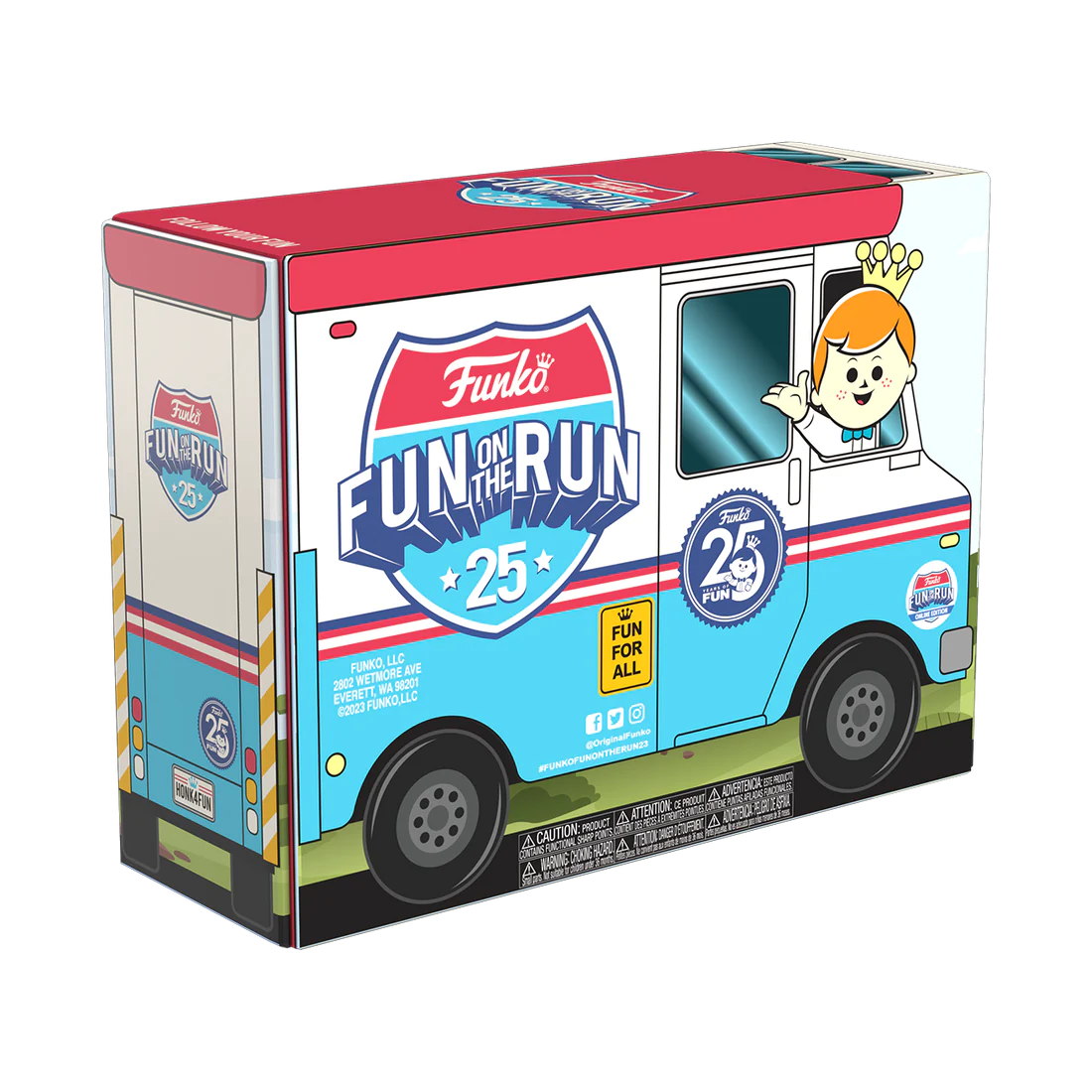 FREDDY FUNKO FUNKO 25TH ANNIVERSARY FUN ON THE RUN BOX