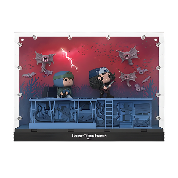 POP! Deluxe Moment Stranger Things Phase Three Dustin Eddie Demobats #05