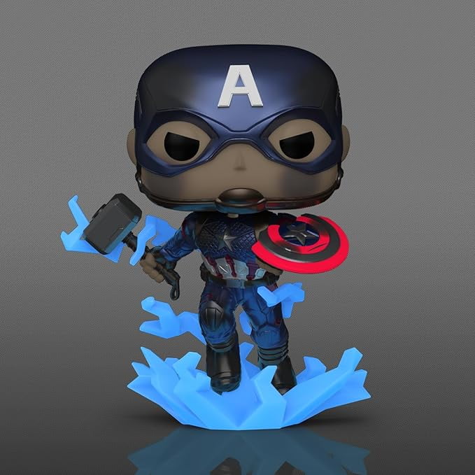 Pop! Marvel: Avengers Endgame – Captain America w/ Hammer (GW)(MT)(Exc)