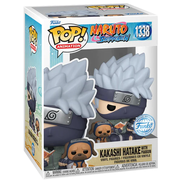 Pop! Animation: Naruto - Kakashi with Pakkun (Exc)