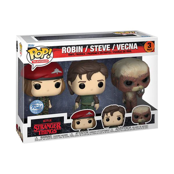 Pop! Tv: Stranger Things S4 - Hunter Robin, Steve, and Vecna 3pk (Exc)