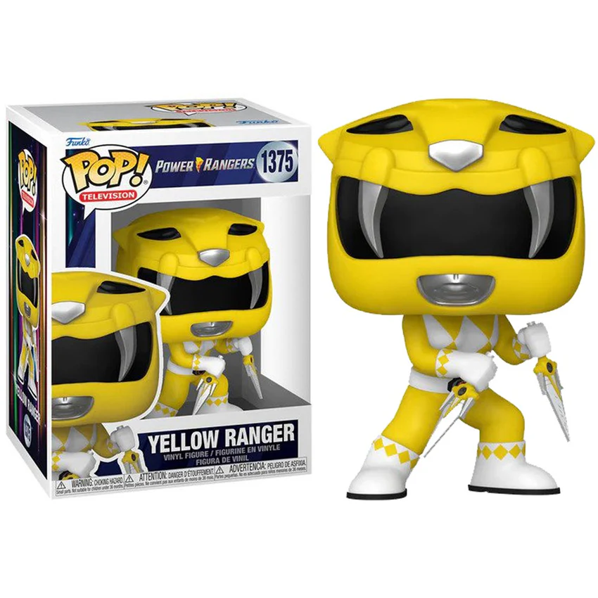 Pop! Tv: Mighty Morphin Power Ranger 30th - Yellow Ranger Pop! Tv: Mighty Morphin Power Ranger 30th - Yellow Ranger