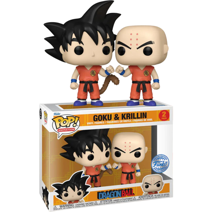 Pop! Animation: Dragon Ball - Goku and Krillin 2pk (Exc)