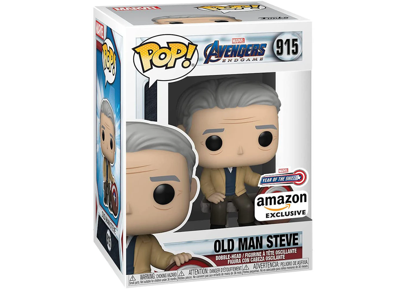 POP Marvel: End Game - Old Man Steve Amazon Exc