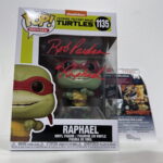 Rob paulsen signed raphael teenage mutant ninja turtles funko pop! Autograph is jsa authenticated