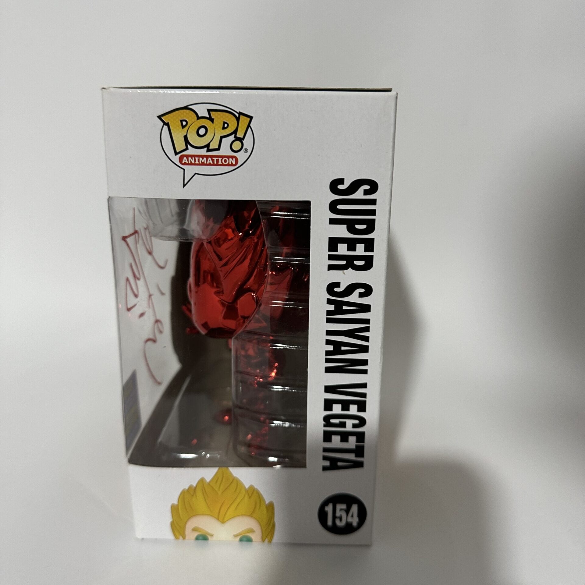 Ryo Horikawa Japanese voice actor VEGETA 2019 SUMMER CONVENTION EXCLUSIVE FUNKO RED CHROME + spedycomics certficate
