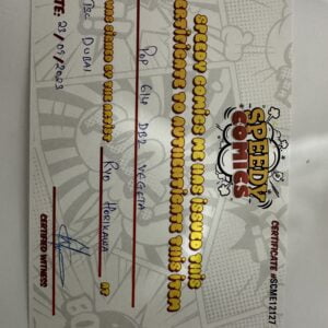 Ryo Horikawa Japanese voice actor signed Funko Pop! - DragonBall Z - Vegeta Metallic 614 + spedycomics certficate