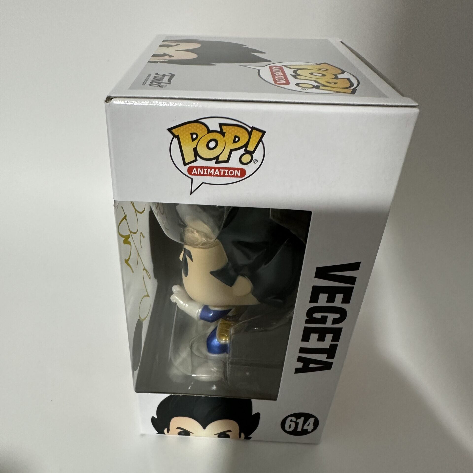 Ryo Horikawa Japanese voice actor signed Funko Pop! - DragonBall Z - Vegeta Metallic 614 + spedycomics certficate