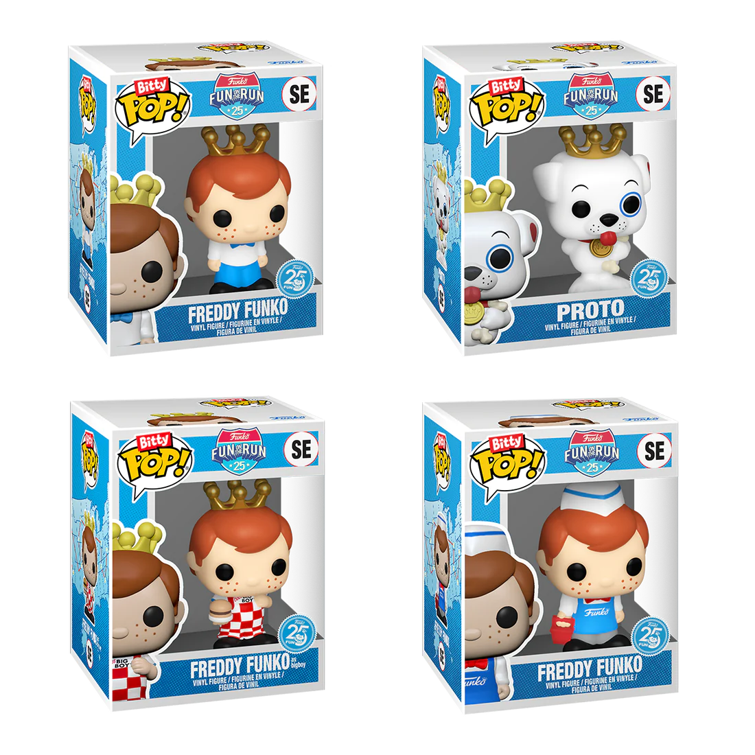 FREDDY FUNKO FUNKO 25TH ANNIVERSARY FUN ON THE RUN BOX