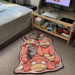 Pokemon Shaped Animation Rug decoration Floor Mat Crystal Velvet 80X80